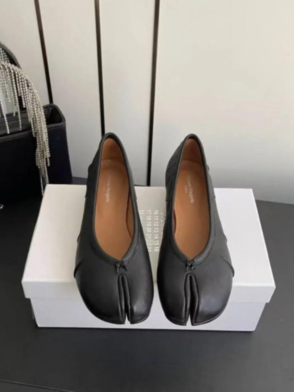 Maison Margiela Tabi Block Heel Shoes – Black, with Box
